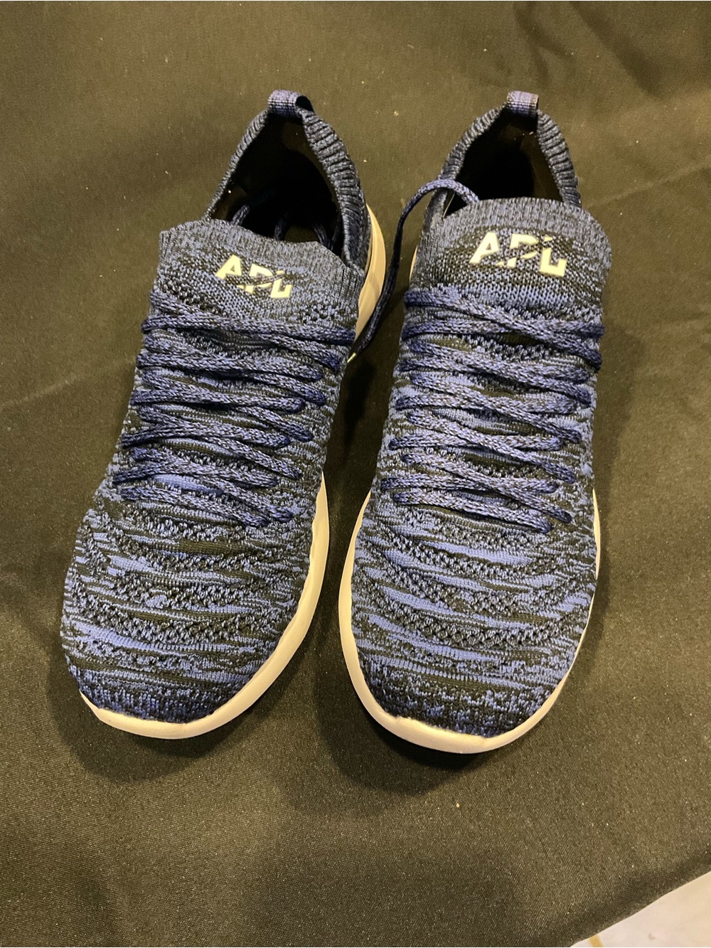 APL Women's TechLoom Knit Sneakers - Navy/White